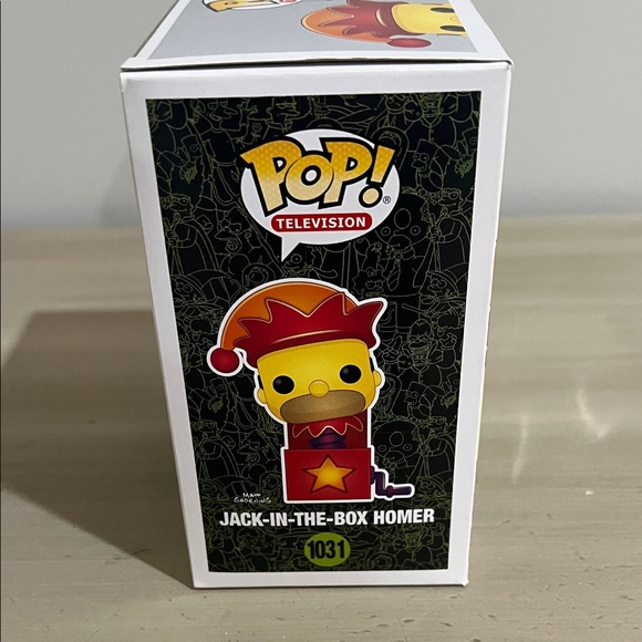 Funko Pop 1031 Jack-in-the-Box Homer Simpson Treehouse of Horror Collectible - Picture 4 of 5
